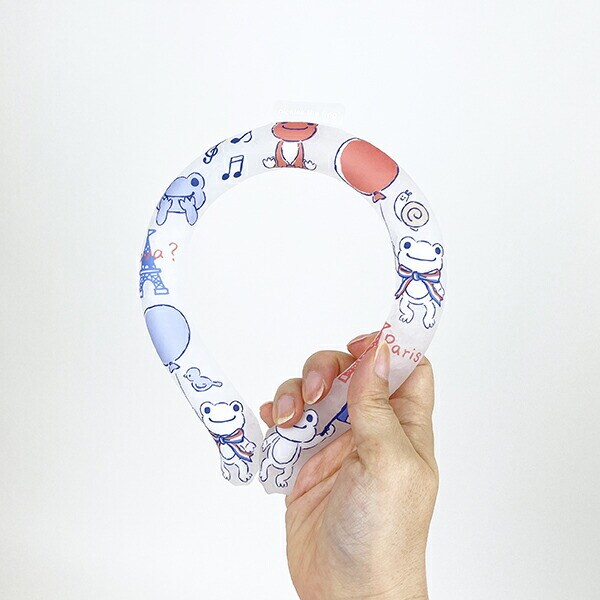 かえるのピクルス クールネックリング トリコロール サマー 熱中症対策 アウトドア スポーツ