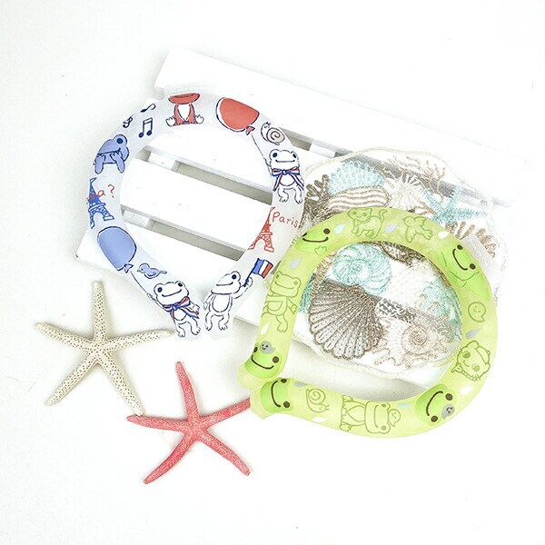 かえるのピクルス クールネックリング トリコロール サマー 熱中症対策 アウトドア スポーツ