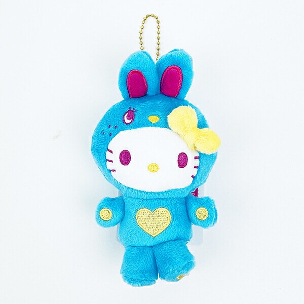 サンリオ ハローキティ マスコットコレクション カラフルバニー ブルー ぬいぐるみ サンリオ