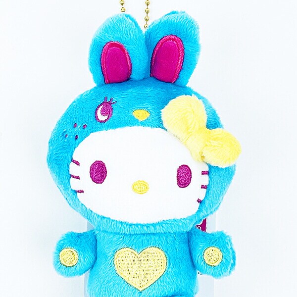 サンリオ ハローキティ マスコットコレクション カラフルバニー ブルー ぬいぐるみ サンリオ