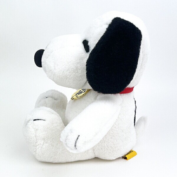 スヌーピー スヌーピー SNOOPY 75th ぬいぐるみ レトロ Mサイズ インテリア ホワイト