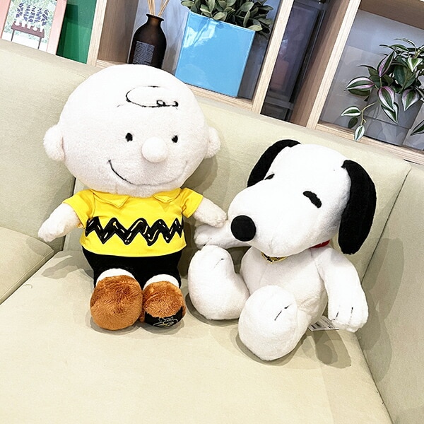 スヌーピー スヌーピー SNOOPY 75th ぬいぐるみ レトロ Mサイズ インテリア ホワイト