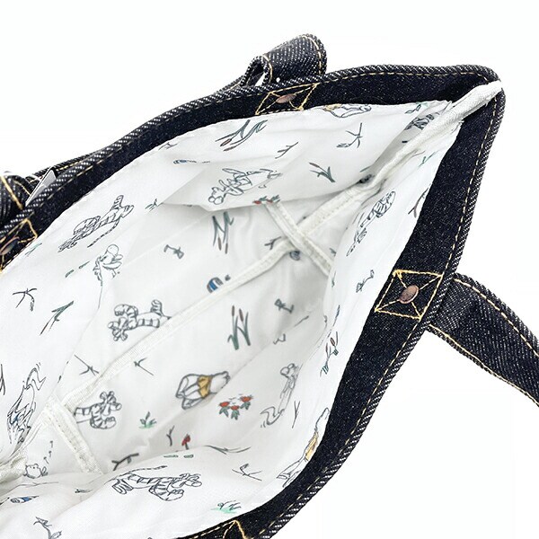 ディズニー くまのプーさん デニムミニトート フレンズ バッグ ランチバッグ デイユーズ