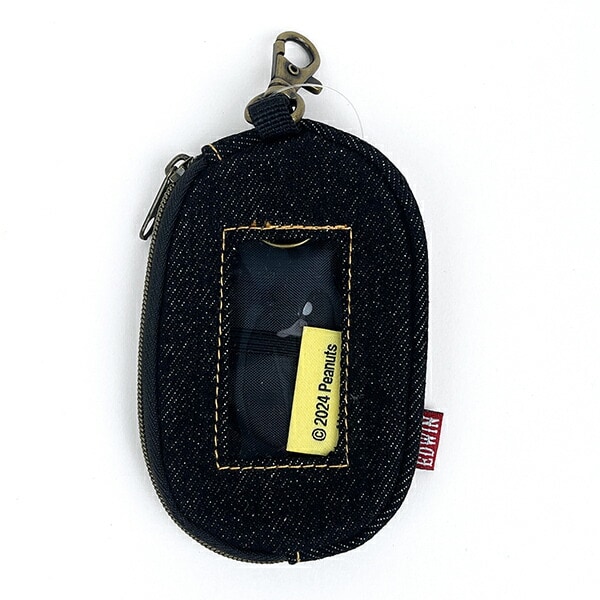 スヌーピー スヌーピー SNOOPY 75th EDWIN スマートキーケース キーホルダー カー用品 デニム