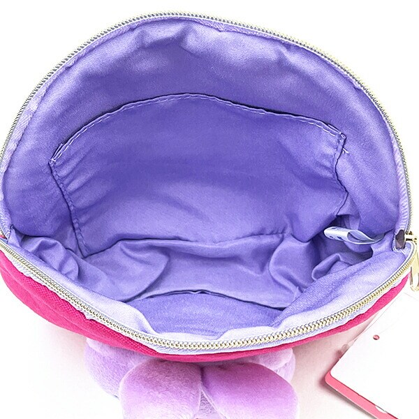 サンリオ ハローキティ カラフルバニー ボアフェイス化粧ポーチ ＭＧ ピンク