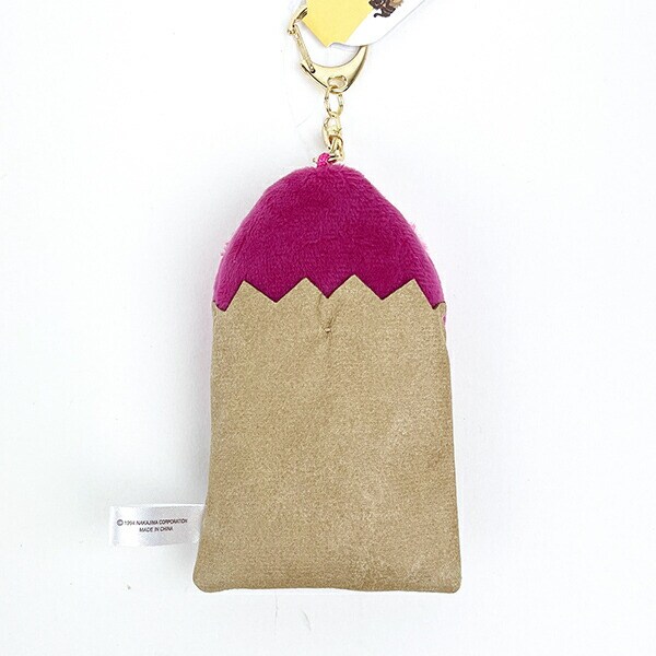 かえるのピクルス マスコット おいもとくり おいも ぬいぐるみ キーホルダー ピンク