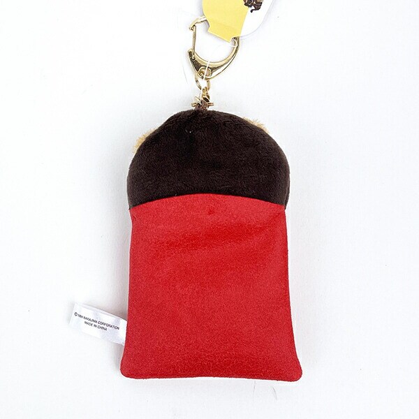 かえるのピクルス マスコット おいもとくり くり ぬいぐるみ キーホルダー レッド