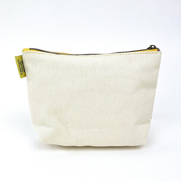 スヌーピー 75th セレブレーション サガラ化粧ポーチ 小物入れ イエロー