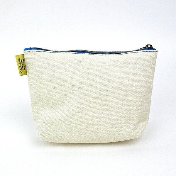 スヌーピー 75th セレブレーション サガラ化粧ポーチ 小物入れ ブルー