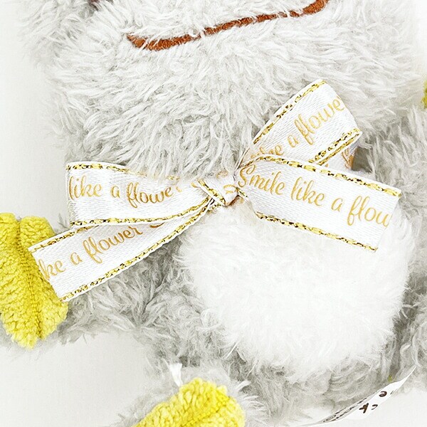 かえるのピクルス スマイルホップ カラビナマスコット ぬいぐるみ グレー