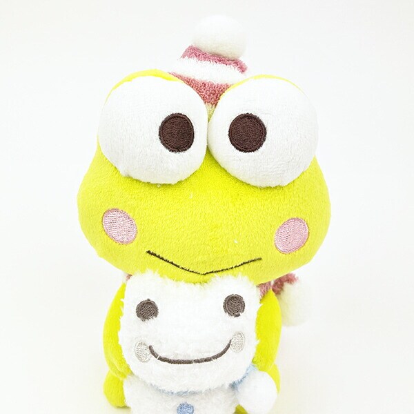 サンリオ けろけろけろっぴ×かえるのピクルス ぬいぐるみS （雪だるま/けろけろけろっぴ）