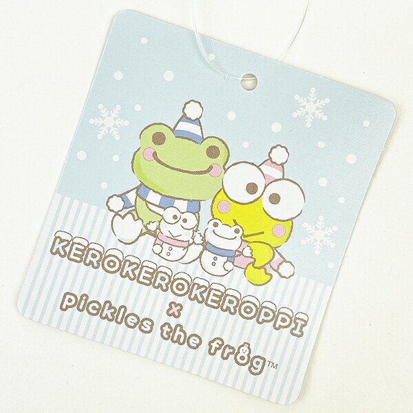 サンリオ けろけろけろっぴ×かえるのピクルス ぬいぐるみS （雪だるま/けろけろけろっぴ）