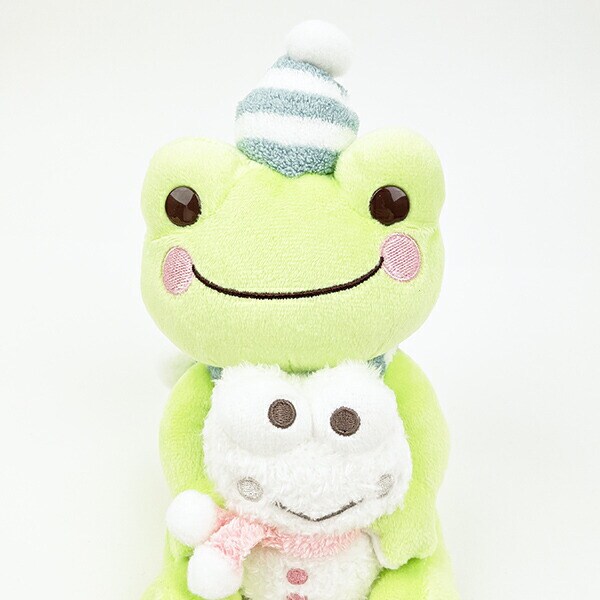 サンリオ けろけろけろっぴ×かえるのピクルス ぬいぐるみS （雪だるま/かえるのピクルス）