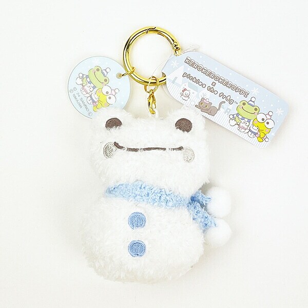 サンリオ けろけろけろっぴ×かえるのピクルス カラビナマスコット(雪だるま/かえるのピクルス)