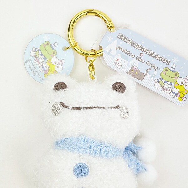 サンリオ けろけろけろっぴ×かえるのピクルス カラビナマスコット（雪だるま/かえるのピクルス）