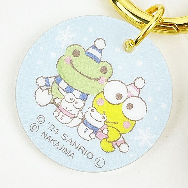 サンリオ けろけろけろっぴ×かえるのピクルス カラビナマスコット（雪だるま/かえるのピクルス）