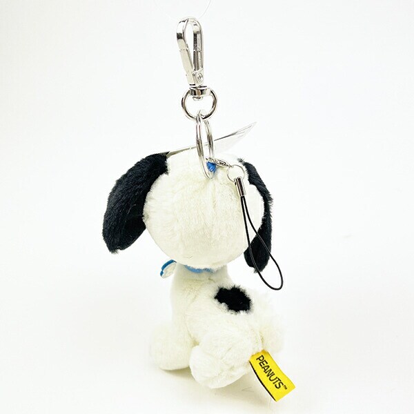 スヌーピー SNOOPY 75th 60s マスコット ぬいぐるみ ブルー