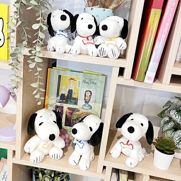 スヌーピー SNOOPY 75th 60s マスコット ぬいぐるみ ブルー