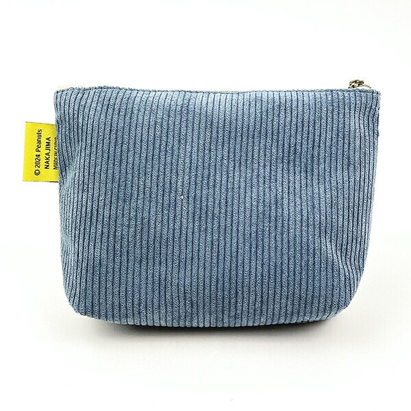 スヌーピー 75th 化粧ポーチ ブルー 小物入れ 75周年 SNOOPY