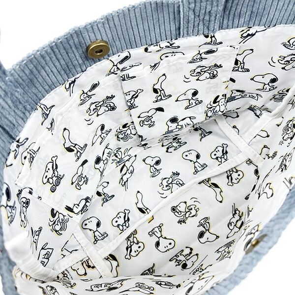 スヌーピー 75th ミニトート ブルー バッグ ランチバッグ デイユーズ 75周年 SNOOPY