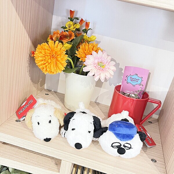 スヌーピー ブラザーズHAI マスコット アンディ SNOOPY ぬいぐるみ ベージュ