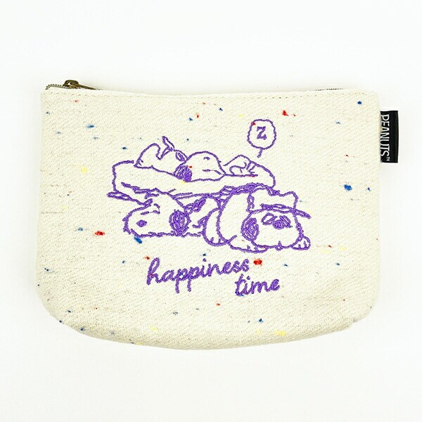 スヌーピー オラフ&アンディ 化粧ポーチ コスメポーチ ホワイト SNOOPY