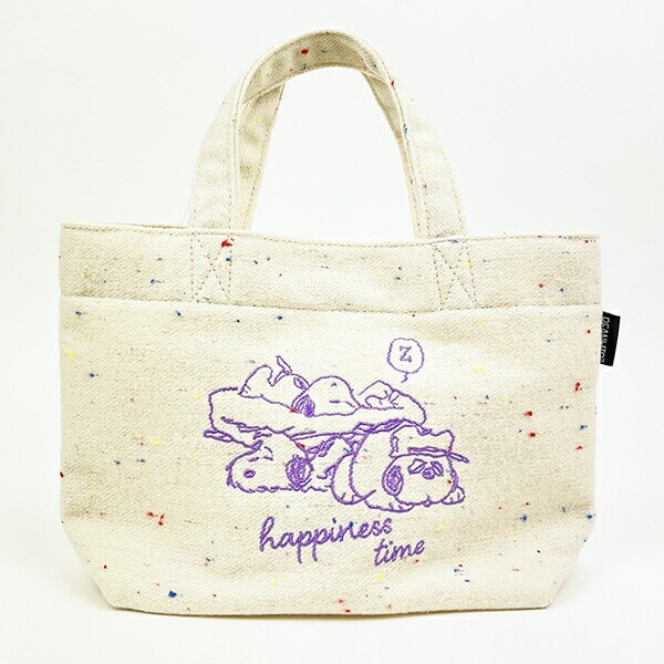 スヌーピー オラフ＆アンディ ミニトート バッグ かばん ホワイト SNOOPY