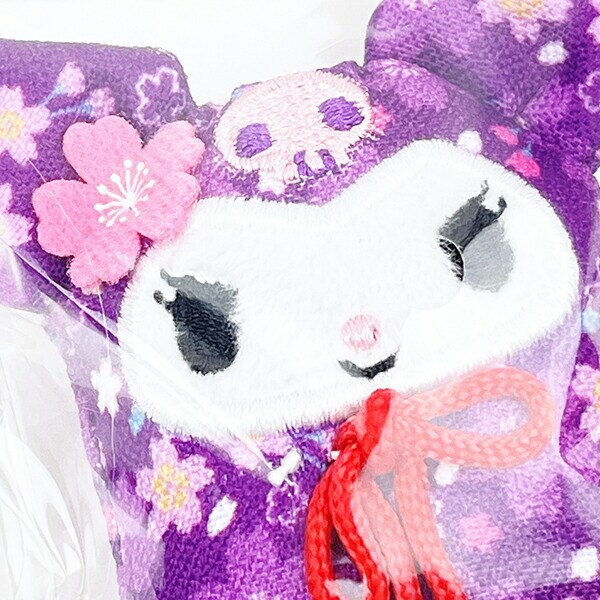 サンリオ クロミ 桜だるま マグネット パープル マスコット