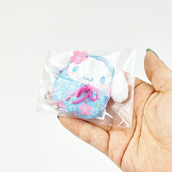 サンリオ シナモロール 桜だるま マグネット ブルー マスコット