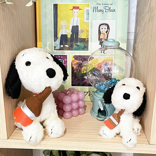 スヌーピー SNOOPY 75th セレブレーション ぬいぐるみ インテリア レッド