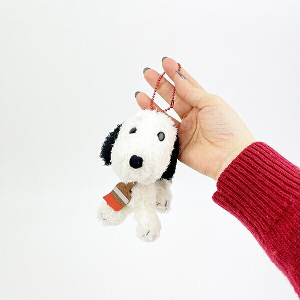 スヌーピー SNOOPY 75th セレブレーション マスコット ぬいぐるみ レッド