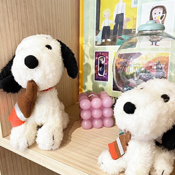 スヌーピー SNOOPY 75th セレブレーション マスコット ぬいぐるみ レッド