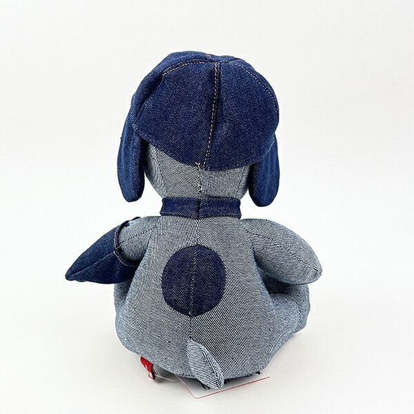 スヌーピー EDWIN ベースボール ぬいぐるみ S インテリア デニム SNOOPY