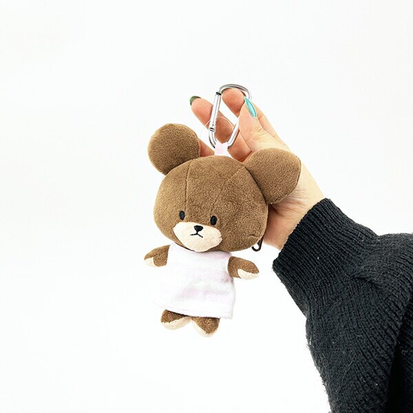 くまのがっこう ぬいぐるみエコバッグ ボーダー お買い物 かばん