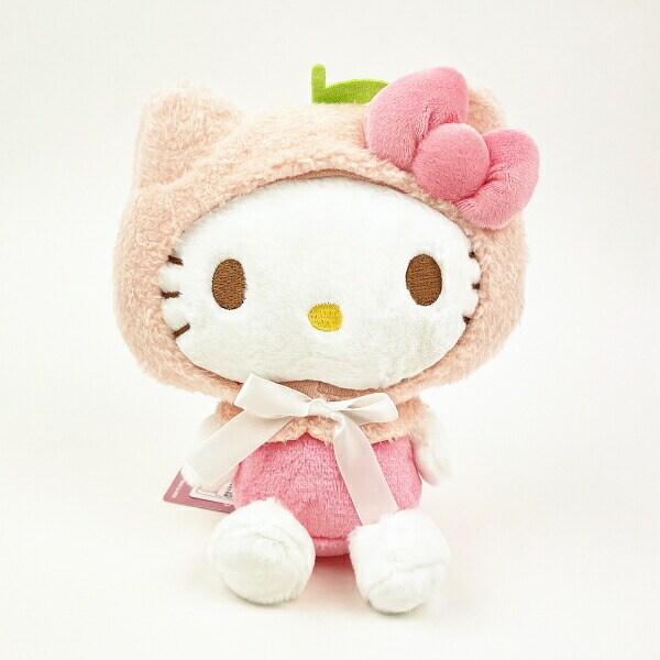 サンリオ ハローキティ パステルフルーツケープ ぬいぐるみ S インテリア ピンク