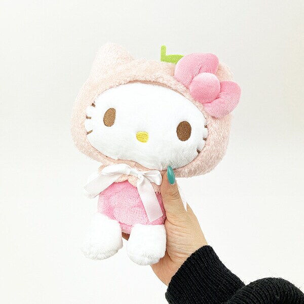 サンリオ ハローキティ パステルフルーツケープ ぬいぐるみ S インテリア ピンク