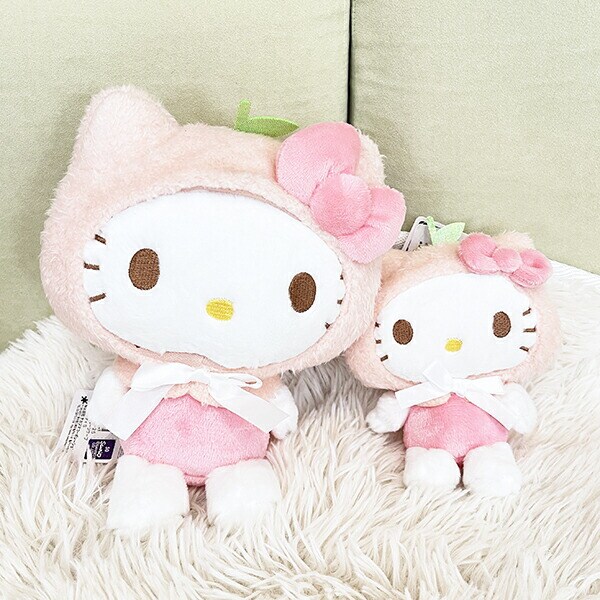 サンリオ ハローキティ パステルフルーツケープ マスコット ぬいぐるみ ピンク