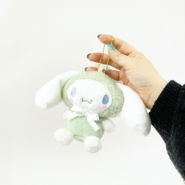 サンリオ シナモロール パステルフルーツケープ マスコット ぬいぐるみ グリーン