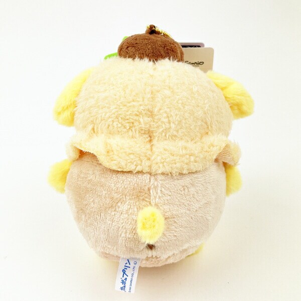 サンリオ ポムポムプリン パステルフルーツケープ マスコット ぬいぐるみ イエロー