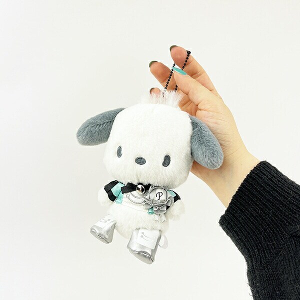 サンリオ ポチャッコ ロイヤルジャケット マスコット ぬいぐるみ ミント