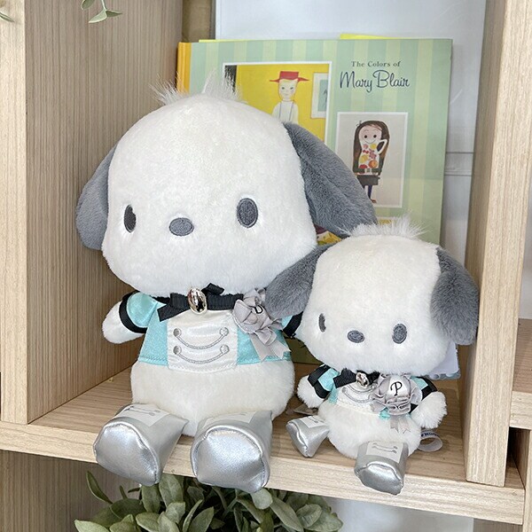 サンリオ ポチャッコ ロイヤルジャケット マスコット ぬいぐるみ ミント