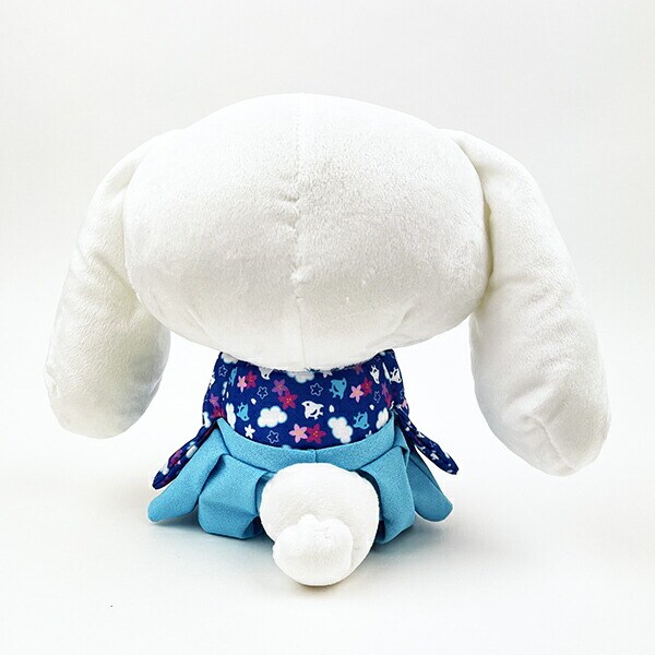 サンリオ シナモロール 千鳥着物 M ぬいぐるみ ブルー