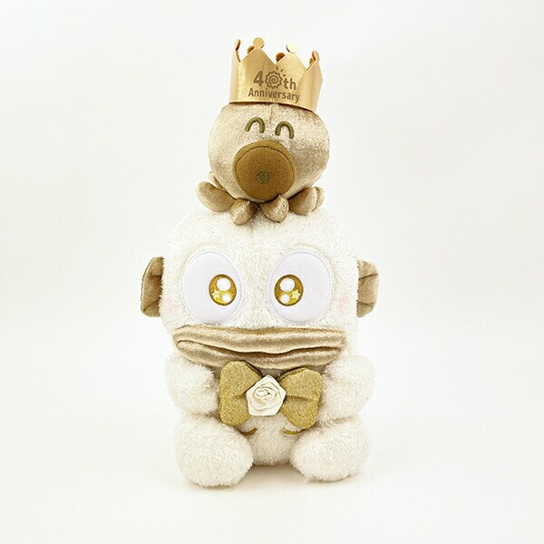 サンリオ ハンギョドン 40th 金ぴかバースデー ぬいぐるみ M 40周年