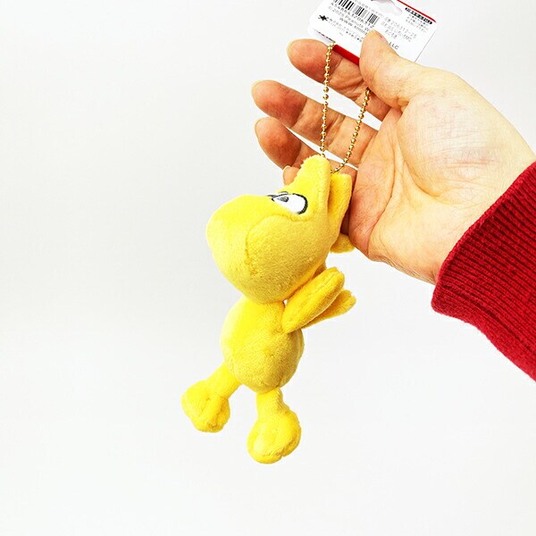 スヌーピー ウッドストック いろいろマスコット おどろき SNOOPY イエロー