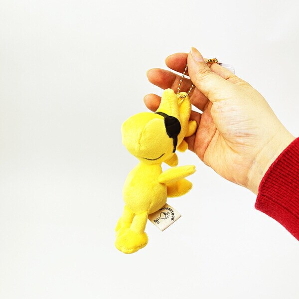 スヌーピー ウッドストック いろいろマスコット サングラス SNOOPY イエロー