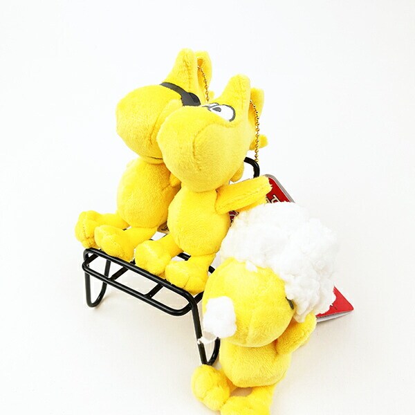 スヌーピー ウッドストック いろいろマスコット サングラス SNOOPY イエロー