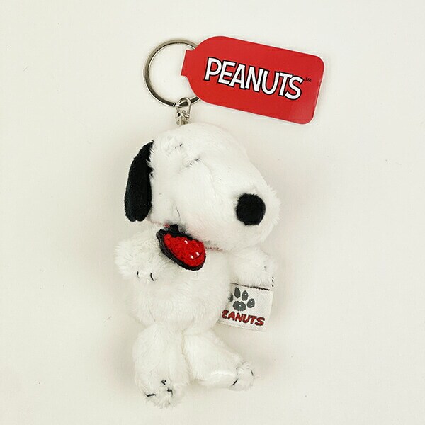 スヌーピー イチゴ プチふわマスコット ぬいぐるみ