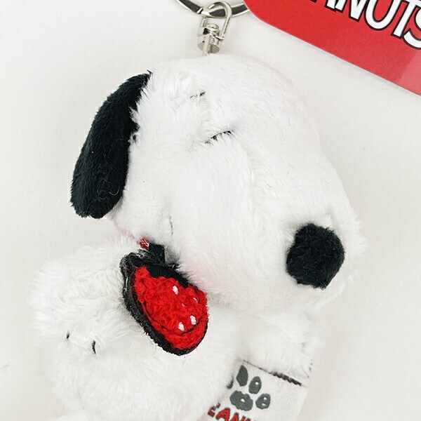 スヌーピー イチゴ プチふわマスコット ぬいぐるみ