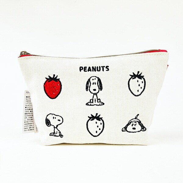 スヌーピー イチゴ 化粧ポーチ SNOOPY