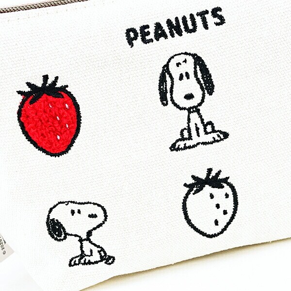 スヌーピー イチゴ 化粧ポーチ SNOOPY